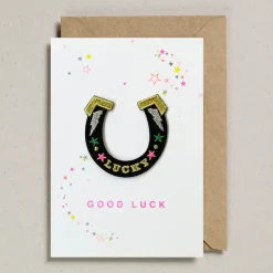 Patch Cards - Good Luck Horseshoe
