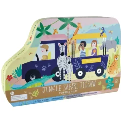20pc Jigsaw in Shaped Box - Jungle