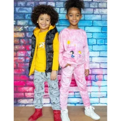 Peanuts Slouchy Sweatshirt - Light Pink Tie Dye