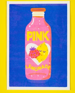 Pink Lemonade Riso Print
