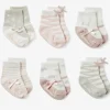 Pink Mary Jane Non Slip Socks 6pk