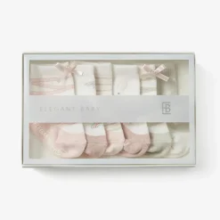 Pink Mary Jane Non Slip Socks 6pk