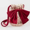 Pink Sequin Bow Bag