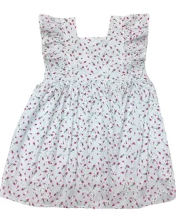 Pink Tiny Floral Dress