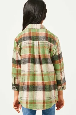 Plaid Long Length Button Up Shirt