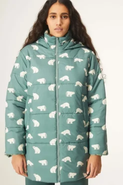 Polar Bear Print Coat
