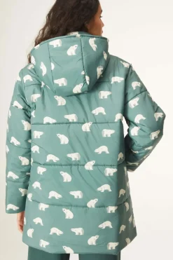 Polar Bear Print Coat