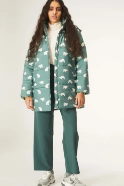 Polar Bear Print Coat