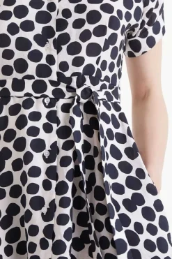 Polka Dot Dress - Black/White