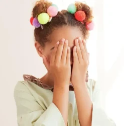 Pompom Unicorn Hair Clips (set of 6)