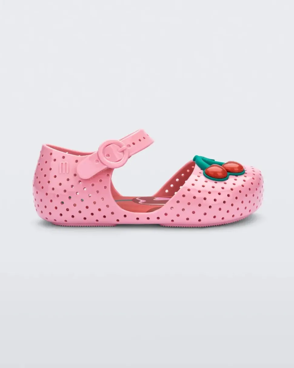 Pop Flat in Pink/Red