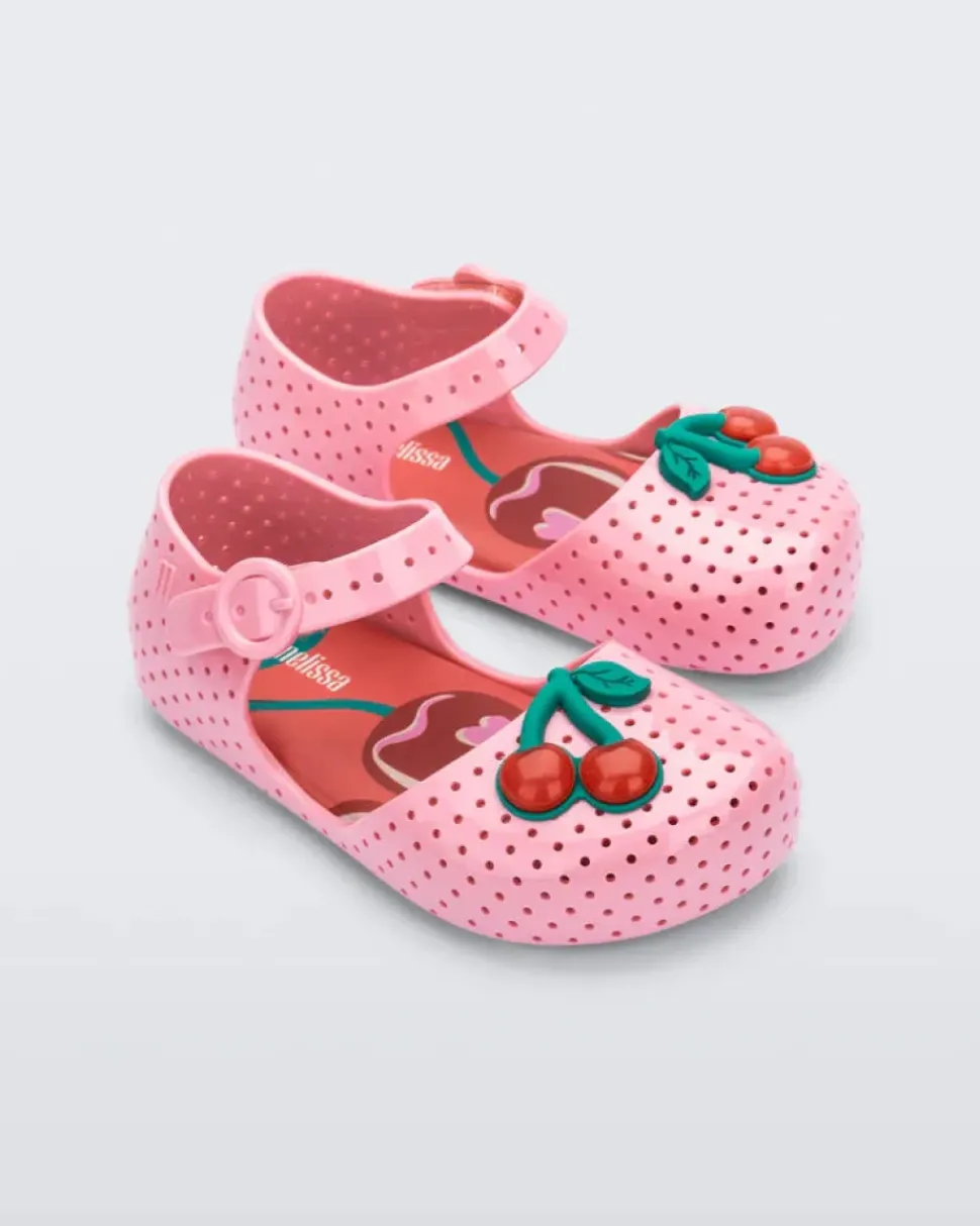 Pop Flat in Pink/Red