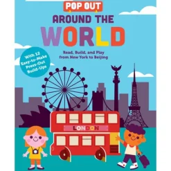Pop Out Around the World: Read, Build, and Play from New York to Beijing Board Book