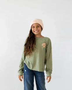 Positive Vibes Beanie - Natural/Faded Pink