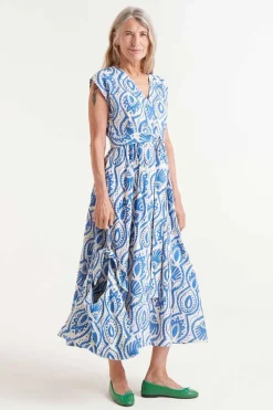 Printed Wrap Dress