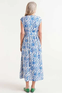 Printed Wrap Dress