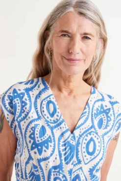 Printed Wrap Dress