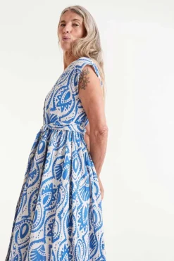 Printed Wrap Dress