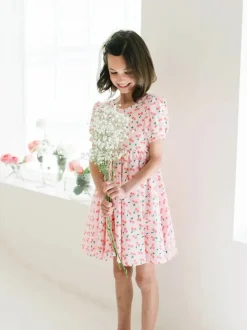 Puff Dress - Cherries