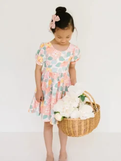 Puff Twirl in Soft Floral