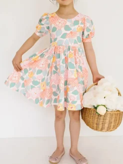 Puff Twirl in Soft Floral