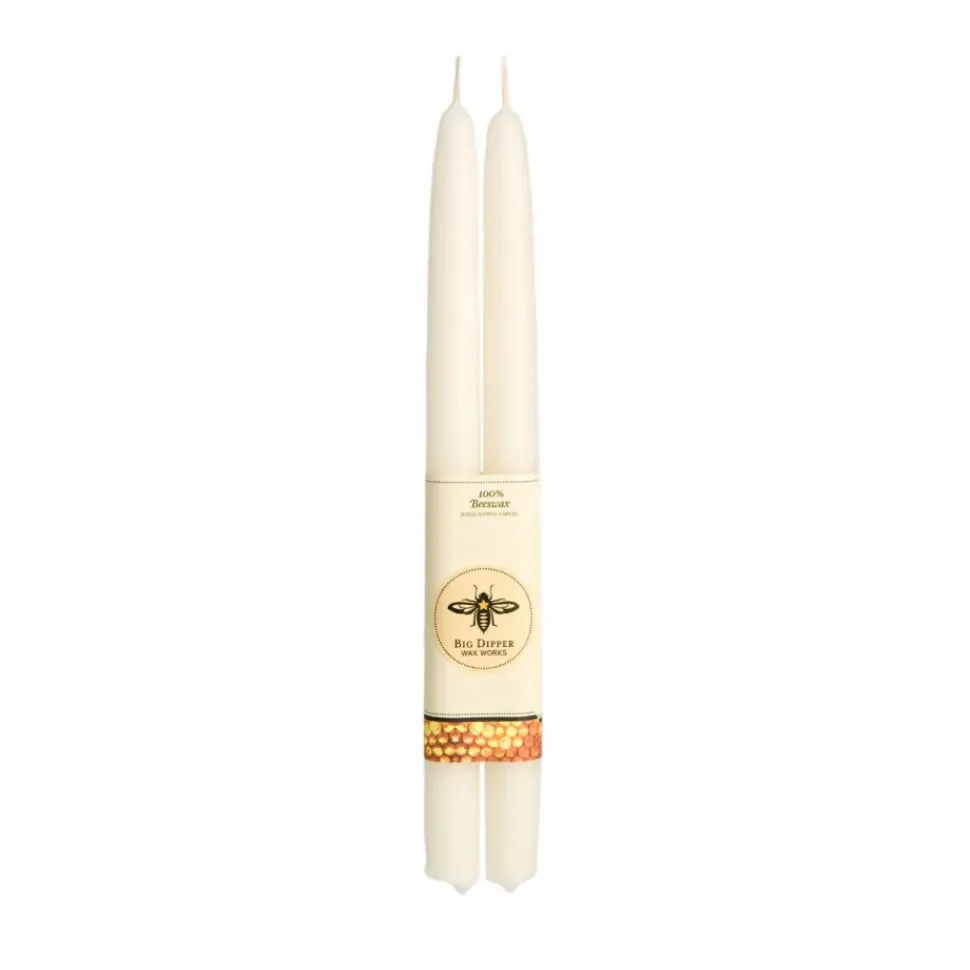 100% Pure Beeswax Tapers - Several Colors