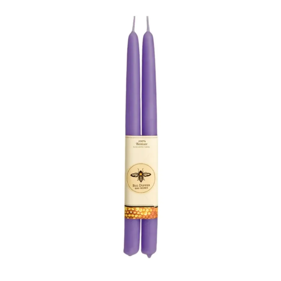 100% Pure Beeswax Tapers - Several Colors