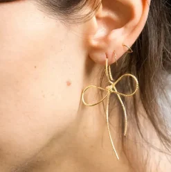 Put A Bow On It Earring - 18K Gold Plated