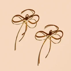 Put A Bow On It Earring - 18K Gold Plated