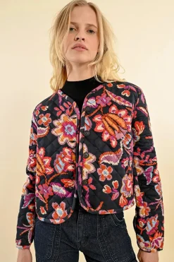 Quilted Floral Jacket