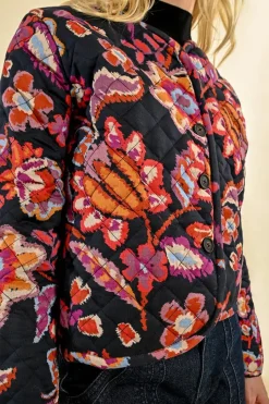 Quilted Floral Jacket