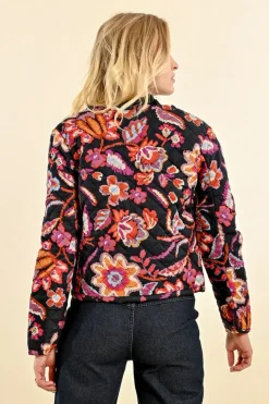 Quilted Floral Jacket