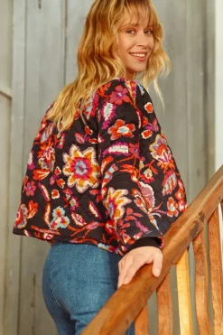 Quilted Floral Jacket
