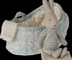 Rabbit in Carry Cot - Mint