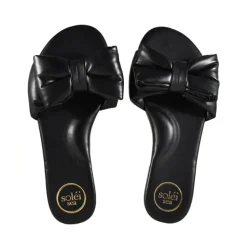 RAFIE Bow Sandal - Black