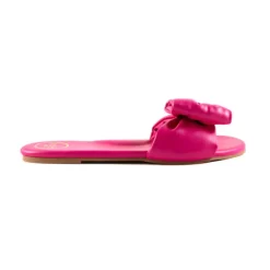 RAFIE Bow Sandal - Hot Pink