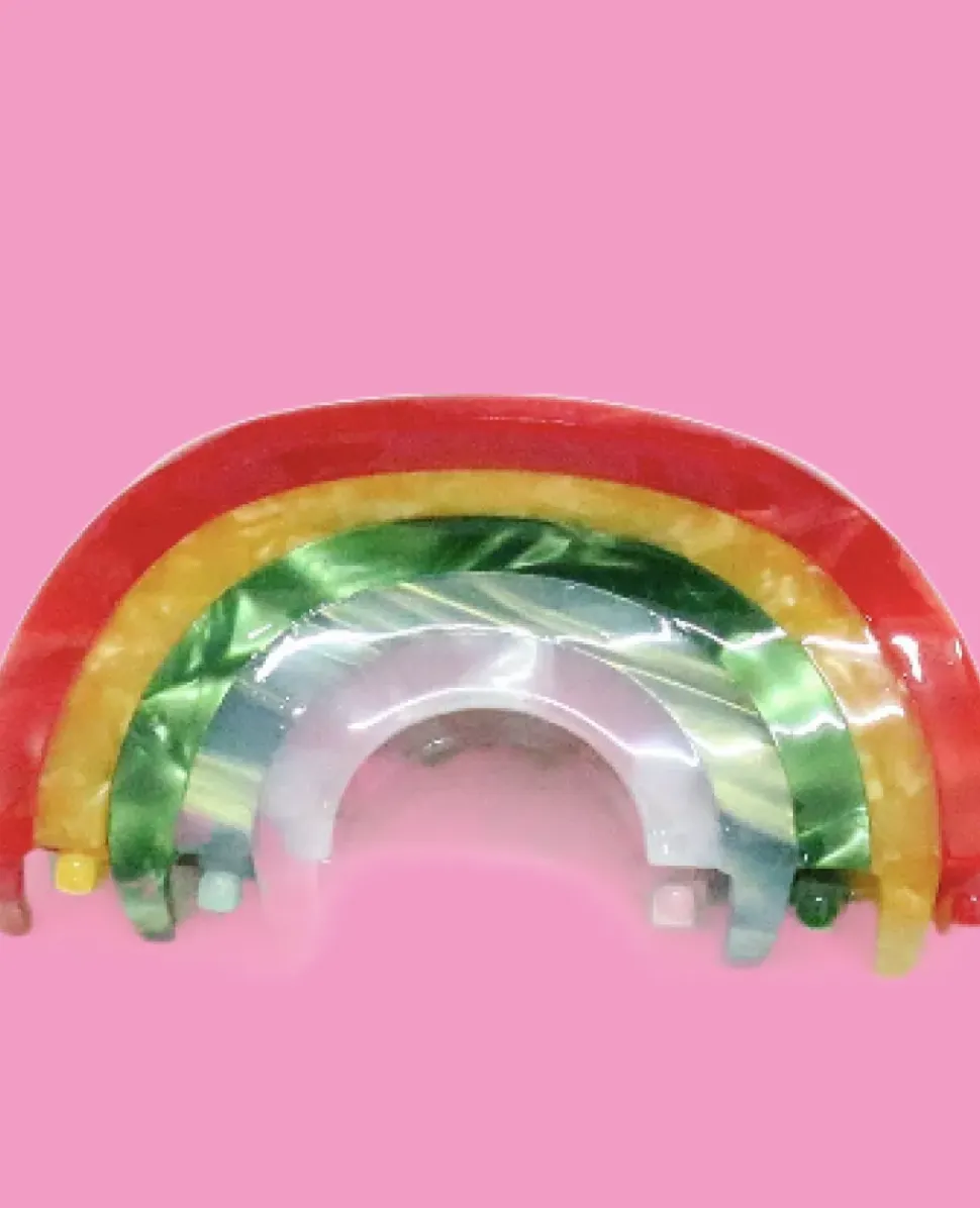 Rainbow Hair Claw