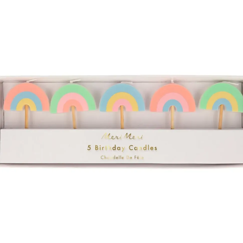 Rainbow Party Candles