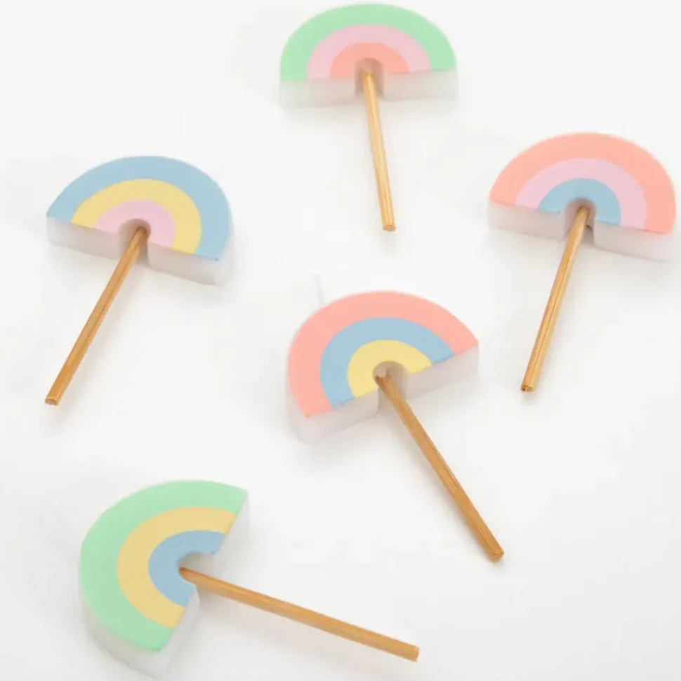 Rainbow Party Candles