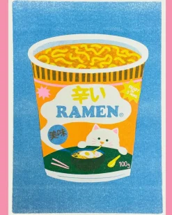 Ramen Riso Print