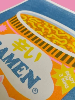 Ramen Riso Print
