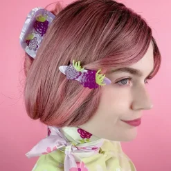 RASPBERRY MEDLEY - Hair Barrette