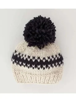 Rebel Natural Knit Beanie Hat