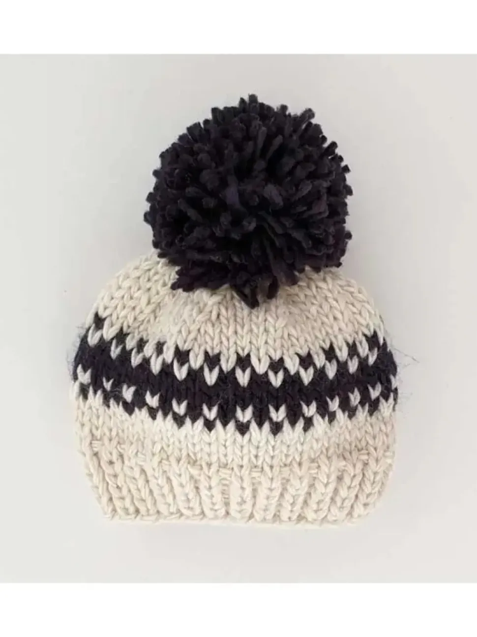 Rebel Natural Knit Beanie Hat