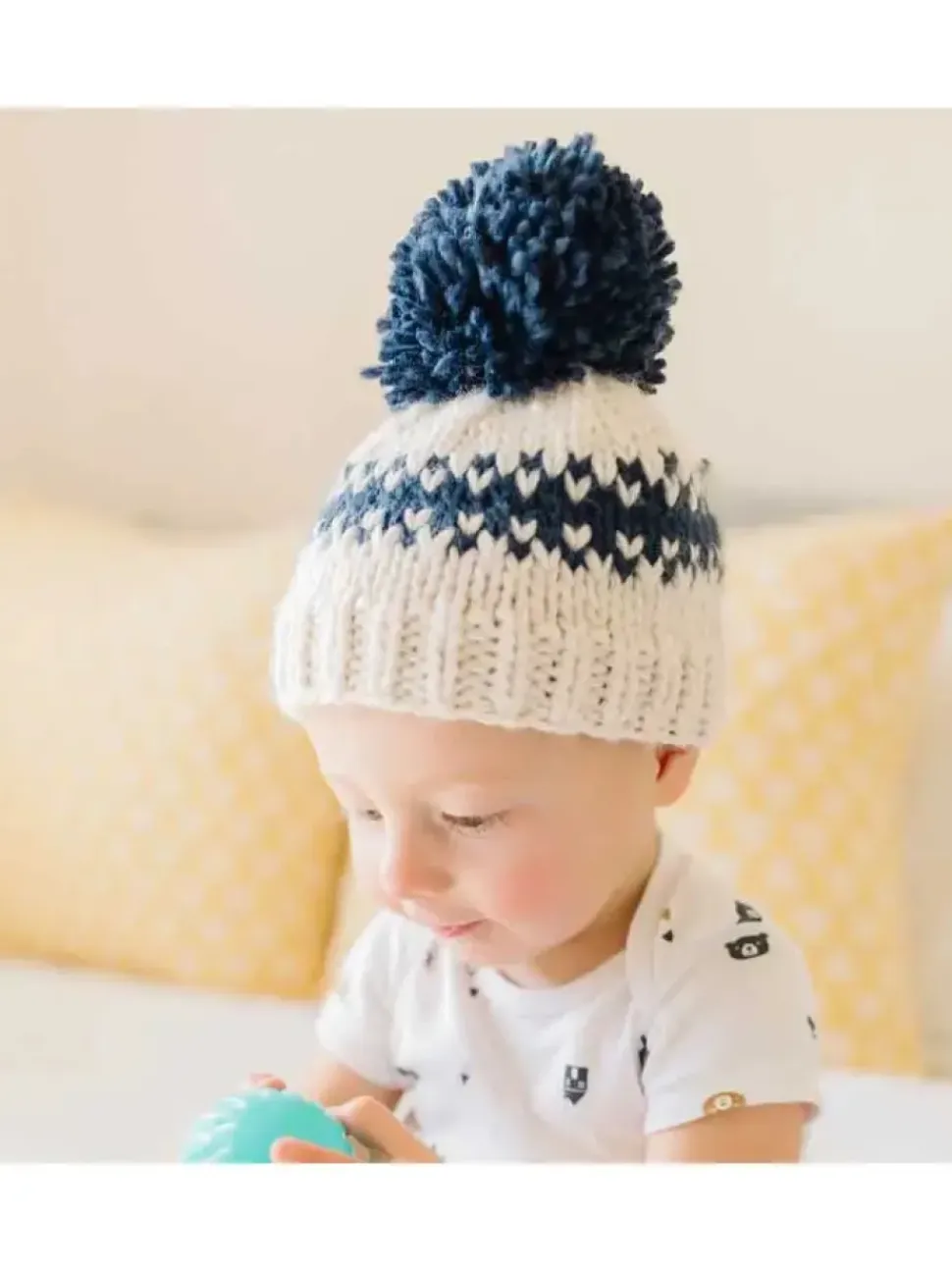 Rebel Natural Knit Beanie Hat