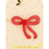 Red Bow Hair Clip