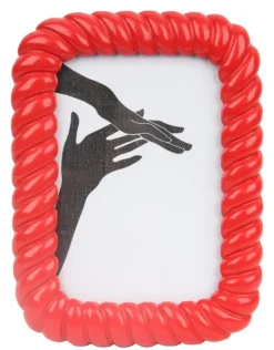 Red Twist-Layered 4x6 Photo Frame