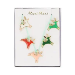 Reindeer Enamel Necklace