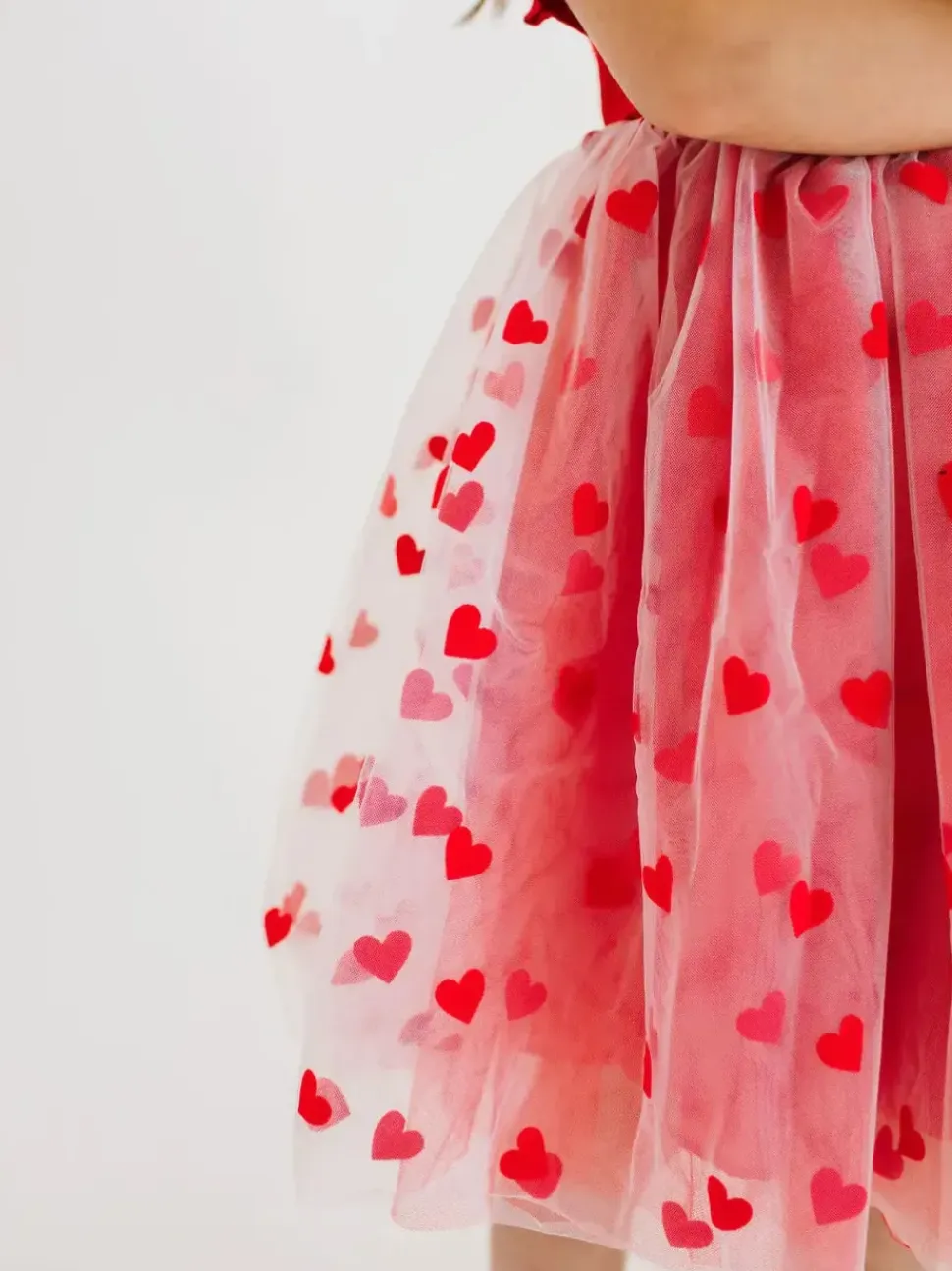 Rose Dress - Heart Print