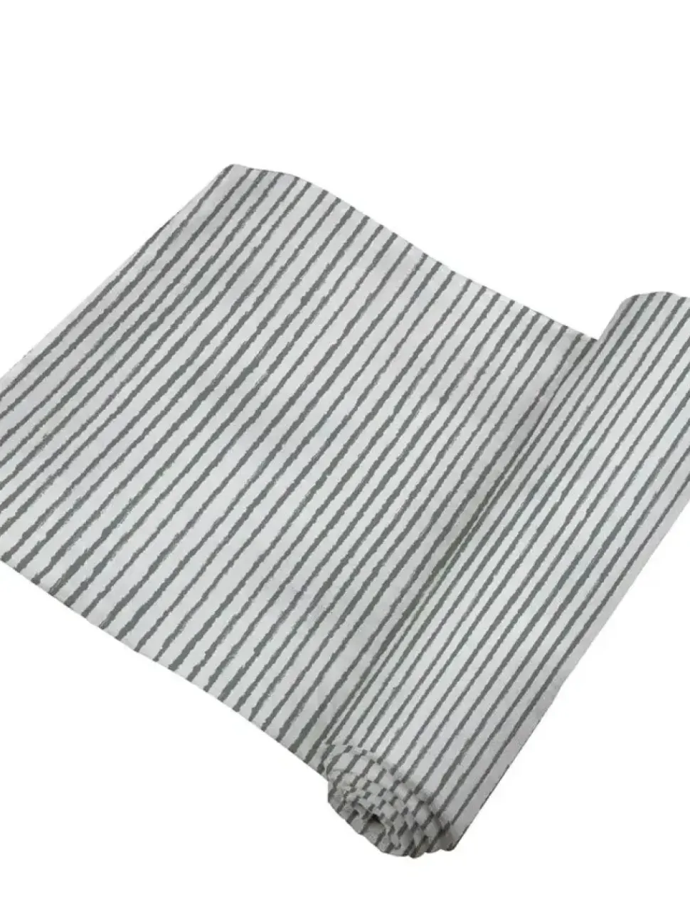 Sage Green Stripe Bamboo Swaddle